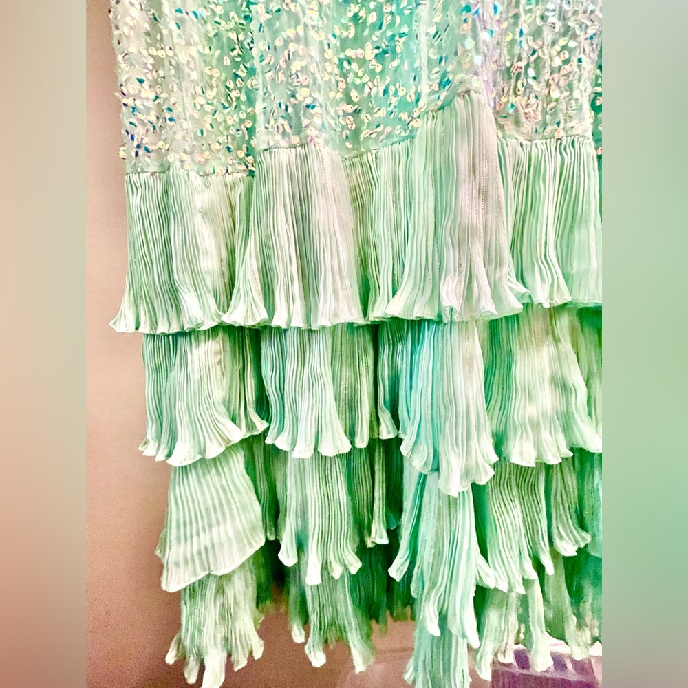 Anthropologie BHANUNI BY JYOTI Sequin Siren Maxi Dress SIZE 1X Great Condition - Picture 5 of 16